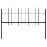 Garden Fence Woerden Grey 1.7 x 0.6 m Powder-coated Steel 42003868