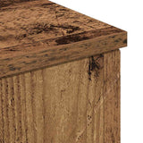 Bathroom Cabinet with Drawer with Door Old Wood 30 x 35 x 80 cm 883332