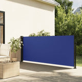 ZNTS Retractable Side Awning Blue 117x300 cm 4004281