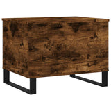 Coffee Table Smoked Oak 60x44.5x45 cm Engineered Wood 830961