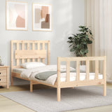 Bed Frame without Mattress 90x200 cm Solid Wood Pine 3192411