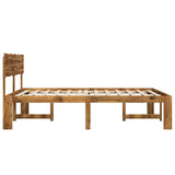 Double Bed Frame with Headboard ROSTOCK Natural 160 x 200 cm 3405432
