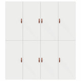 Storage Bed Frame White 180 x 200 cm Engineered Wood 3335397