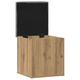 Storage Bench Artisan Oak 42x42x45 cm Engineered Wood 857614