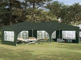 Pop-up Party Tent 575 x 288 x 245 cm Green Oxford Fabric 42019893