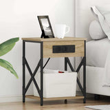 Bedside Cabinet 2 pcs Sonoma Oak 41 x 31 x 51 cm 859508