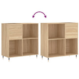 Record Cabinet Sonoma Oak 84.5x38x89 cm Engineered Wood 831767
