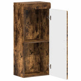Bathroom Wall Cabinet TULUM Smoked Oak 37 x 24.5 x 86 cm 880336