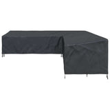 Furniture Cover Black 325 x 325 x 80 cm 600D Oxford Fbric 4105674