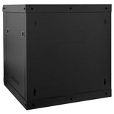 Network Cabinet with Storage Black 53 x 60 x 60 cm Steel 42017656