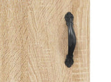 Highboard Sonoma Oak 69.5x34x180 cm Engineered Wood 3199716