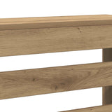 Radiator Cover Oak 149 x 20 x 82 cm Engineered Wood 852707
