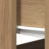 Console Table with Drawers Artisan Oak 85.5x38.5x74.5 cm 861399