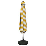 Garden Parasol with LED Lights and Base 200 x 300 cm Polyester 42036246