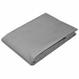 Tarpaulin with Eyelets Light Grey 6 x 8 m 180 gsm PE 42039313