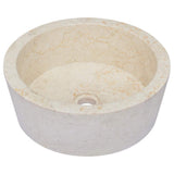 Sink Cream 40x15 cm Marble 149177
