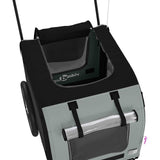 Pet Bike Trailer Grey and Black 54.5 x 120 x 161 cm 93846