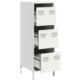 Highboard White 39x35x103.5 cm Steel 851405
