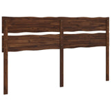 Live Edge Headboard ROSTOCK Dark Brown 200 cm Solid Acacia Wood 903278