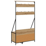 Clothes Rack Artisan Oak 100 x 41 x 184 cm Engineered Wood 882890