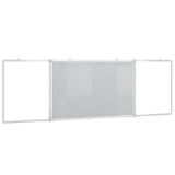 Magnetic Whiteboard Foldable 160x50x1.7 cm Aluminium 4005366