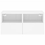 TV Wall Cabinet White 60x30x30 cm Engineered Wood 836854