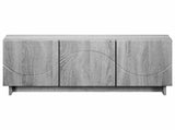 TV Stand 90 x 34.5 x 40 cm Grey Sonoma Engineered Wood 8011573