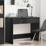 Desk with Drawer Black 100 x 50 x 78 cm Engineered Wood 888938