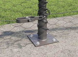 Welded Wire Fence with Concrete Base 50 x 0.6 m 3353687