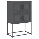 ZNTS Highboard Anthracite 68x39x107 cm Steel 853346