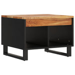 ZNTS Coffee Table 55x50x40 cm Solid Wood Acacia 352878