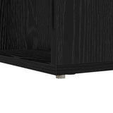 Corner Desk Black Oak 101.5 x 149.5 x 149.5 cm Engineered Wood 3337242