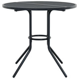 Stackable Garden Chair Set 5 pcs Anthracite Powder-coated Steel 3283769