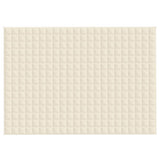 Weighted Blanket Light Cream 155x220 cm 11 kg Fabric 350813