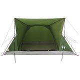 Camping Tent with Roof Green 6-Person Polyester and Steel 42028652