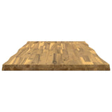 Live Edge Table Top 110 x 60 x 3.5 cm Rectangular White 938622