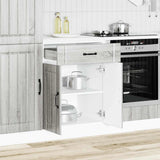 Kitchen Base Cabinet Lucca Grey Sonoma Engineered Wood 853733