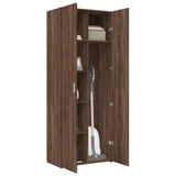 Highboard Brown Oak 70x42.5x185 cm Engineered Wood 3281433