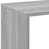 Room Divider Bookcase Grey Sonoma 69.5x29x137.5 cm Engineered Wood 858026