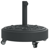 Parasol Base with Wheels for 38 / 48 mm Poles 27 kg Round 4007973