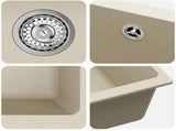 Sink Beige 370 x 460 mm 80% Quartz and 20% Resin 42028418