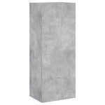 4 Piece TV Wall Units Concrete Grey Engineered Wood 3216431