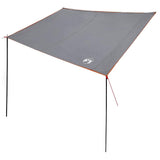 Caravan Awning -Person 240 x 350 cm Grey and Orange Taffeta 42001043