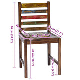 Dining Chairs 2 pcs Solid Reclaimed Wood 326179
