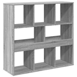 Room Divider Grey Sonoma 100x33x94.5 cm Engineered Wood 3309515