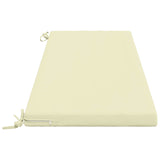 2-Piece Bench Cushions SOEST 2 pcs 100% Polyester Cream 949463