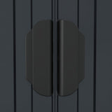 Garden Shed Anthracite 192x108x223 cm Galvanised Steel 319271