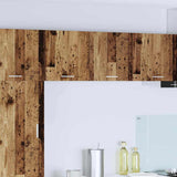Hanging Cabinet 2 pcs Old Wood and White 40 x 31 x 40 cm 884143