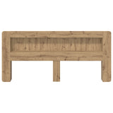 Headboard Cabinet with Storage Artisan Oak Engineered Wood 8001299
