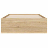 Bed Frame with Drawers without Mattress Sonoma Oak 90x200 cm 3207296